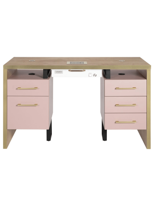 Kosmetický stolek VENTO PRO PLUS Bellissimo Rosa s pohlcovačem prachu