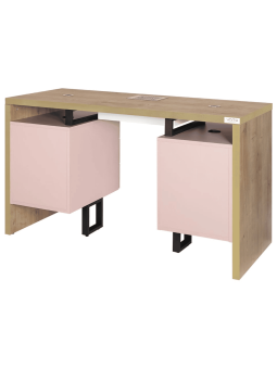 VENTO PRO PLUS Bellissimo Rosa Kosmetiktisch mit Staubabsorber