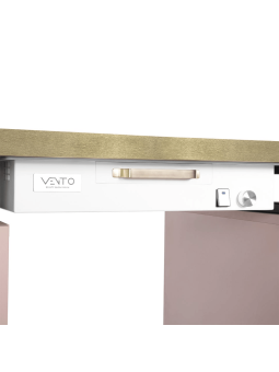 VENTO PRO PLUS Biurko Kosmetyczne Bellissimo Rosa z pochłaniaczem pyłu