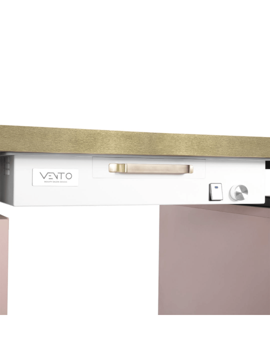Kosmetický stolek VENTO PRO PLUS Bellissimo Rosa s pohlcovačem prachu