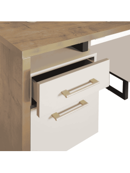 VENTO PRO PLUS Bellissimo Legna Kosmetiktisch mit Staubabsorber