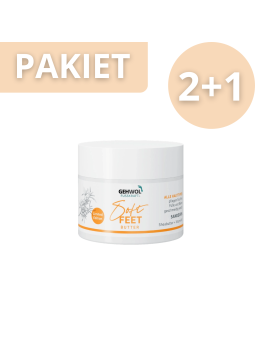 GEHWOL Paket 2 + 1 Soft Feet Fuß- und Beinbutter mit Sanddorn 50ml